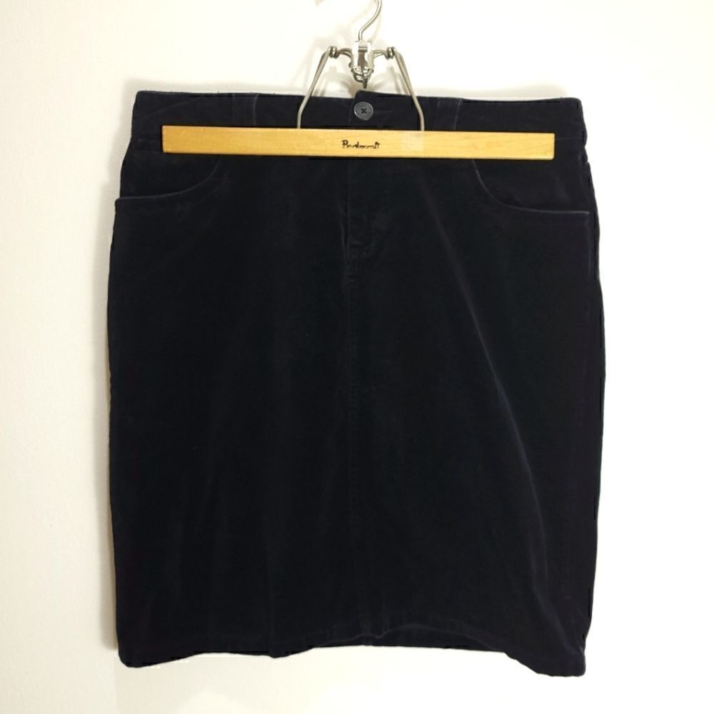 Tommy Hilfiger Stretch Velvet Denim Mini Skirt